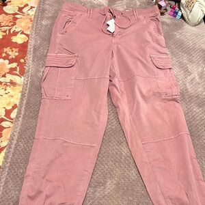 American Eagle Outfitters Pink Cargo Pants